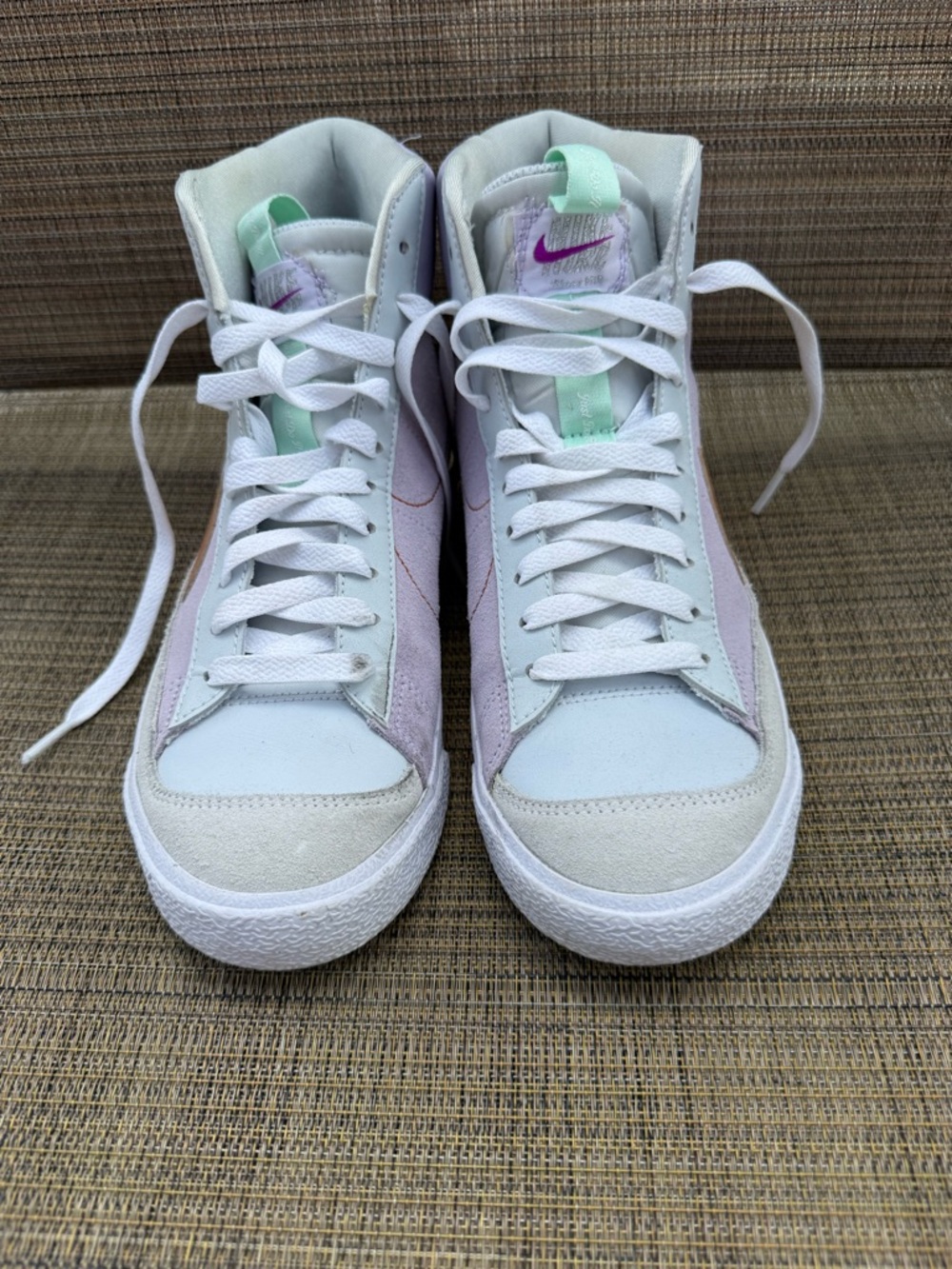 Nike Blazer Mid 77 Lilac sneaker in White, Light Pink and Mint Green